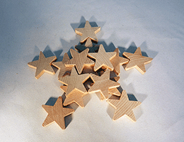 Wood Star Cut-Out 2 inch | Bear Woods Supply