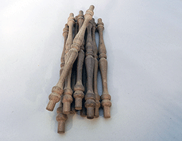 Walnut Furniture Spindles 9 inch | Bear Woods Supply