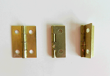 Buy Box Brass Plated Hinges | Bear Woods Supply