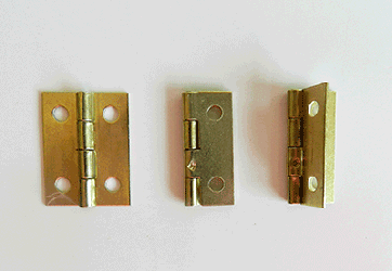 4 Solid Brass Hinge Finial Small Door Box Hinges Vintage Style Solid Cast  Antique Brass 6.3 Cm 2.1/2 Hand Made -  Canada