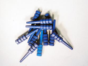 Wooden Cribbage Pegs in Blue | Bear Woods Supply