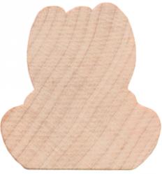 wood bunny cutout