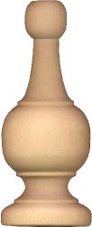wood finials, wood finial shape