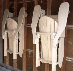 Folding Adirondack Chair Standard Size Plan - Downloadable