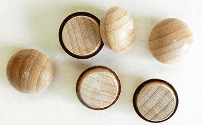 Buy Maple Screw Hole Button Wood Plugs | Bear Wood Supply