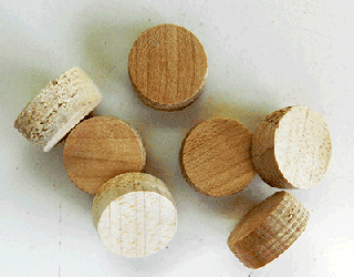 Tapered Side Grain Maple Stair Plugs | Bear Woods Supply