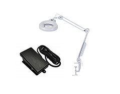 Inspection Lamp, Foot Switch, Magnification Lamp in an assembled pack