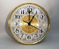 White Arabic Premium Clock Insert 2-3/4 inch | Bear Woods Supply