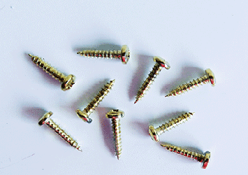 Buy Roundhead Brass Plated Screws | Bear Woods Supply