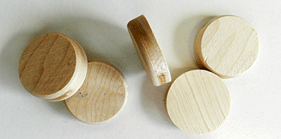 Tapered Side Grain Maple Stair Plugs | Bear Woods Supply