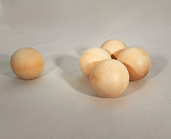 Wood Craft Ball 1-3/4 inch | Bear Woods Supply