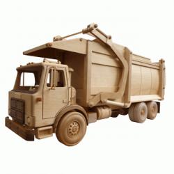 Wooden Patterns, The garbage truck toy pattern | Bear Woods Supply