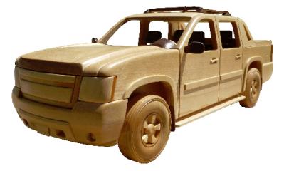 Wooden Truck Model Patterns Avalanche, Suburban | Bear Woods Supply