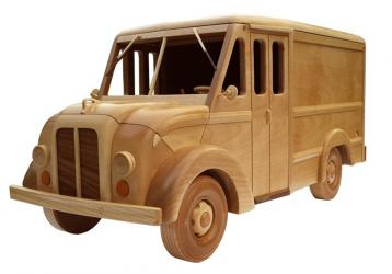 build wooden models, milk truck pattern | Bear Woods Supply