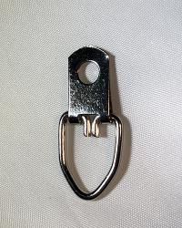 d-ring picture hangers, zinc plated picture hangers, small d-ring hangers