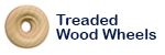 Treaded Wood Wheels | Bear Woods Supply
