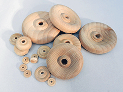 Contoured Wooden Wheels TW | Bear Woods Supply