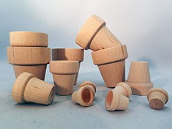 Wooden Flower Pots | Bear Woods Supply